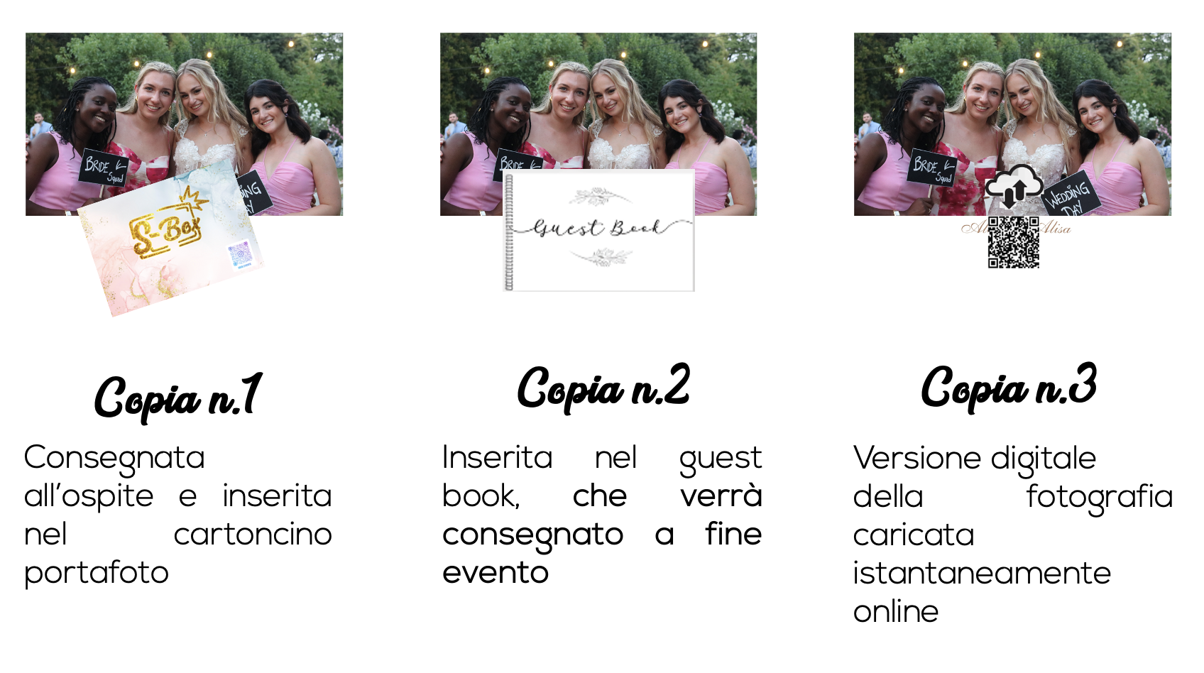 S-Box, pensato per rendere unico il vostro evento, nasce come sistema integrato sia come photobooth che videobooth. Permette di: scattare e stampare istantaneamente fotografie in alta qualità, senza alcun limite, registrare brevi video che potrai trovare nel cloud e avere istantaneamente una stampa contenente fotogrammi. Immagini che rendono memorabile il vostro evento. Brescia, lago di Garda, Feanciacorta